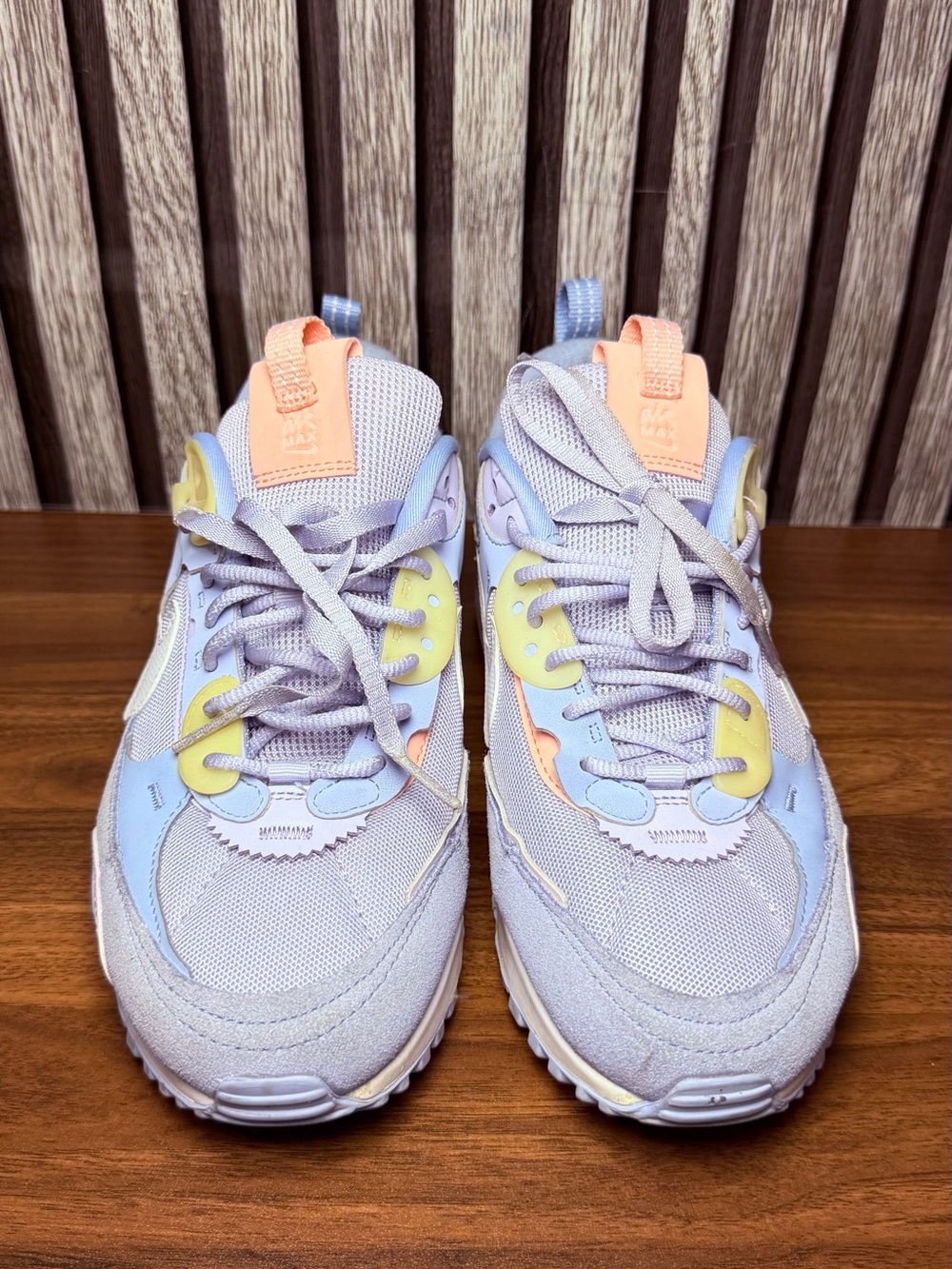 Nike Girls Pastel Lavender, Peach & Lemon Sneakers